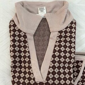 Argyle Matching Skirt Set